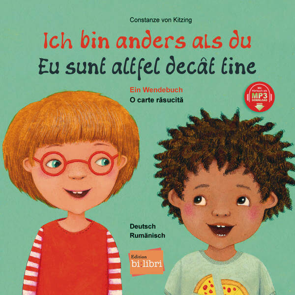  Ich bin anders als du / Ich bin wie du (Deutsch-Rumänisch) Zweisprachiges Kinderbuch (Wendebuch) mit MP3-Hörb 97831934960...