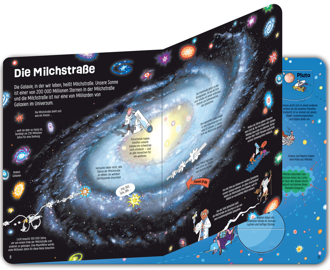 Ich weiß mehr! Abenteuer Weltraum Vom Urknall bis zur Raumfahrt – Wissen zu Sternen, Katie Daynes 9781035704583 Usborne i...