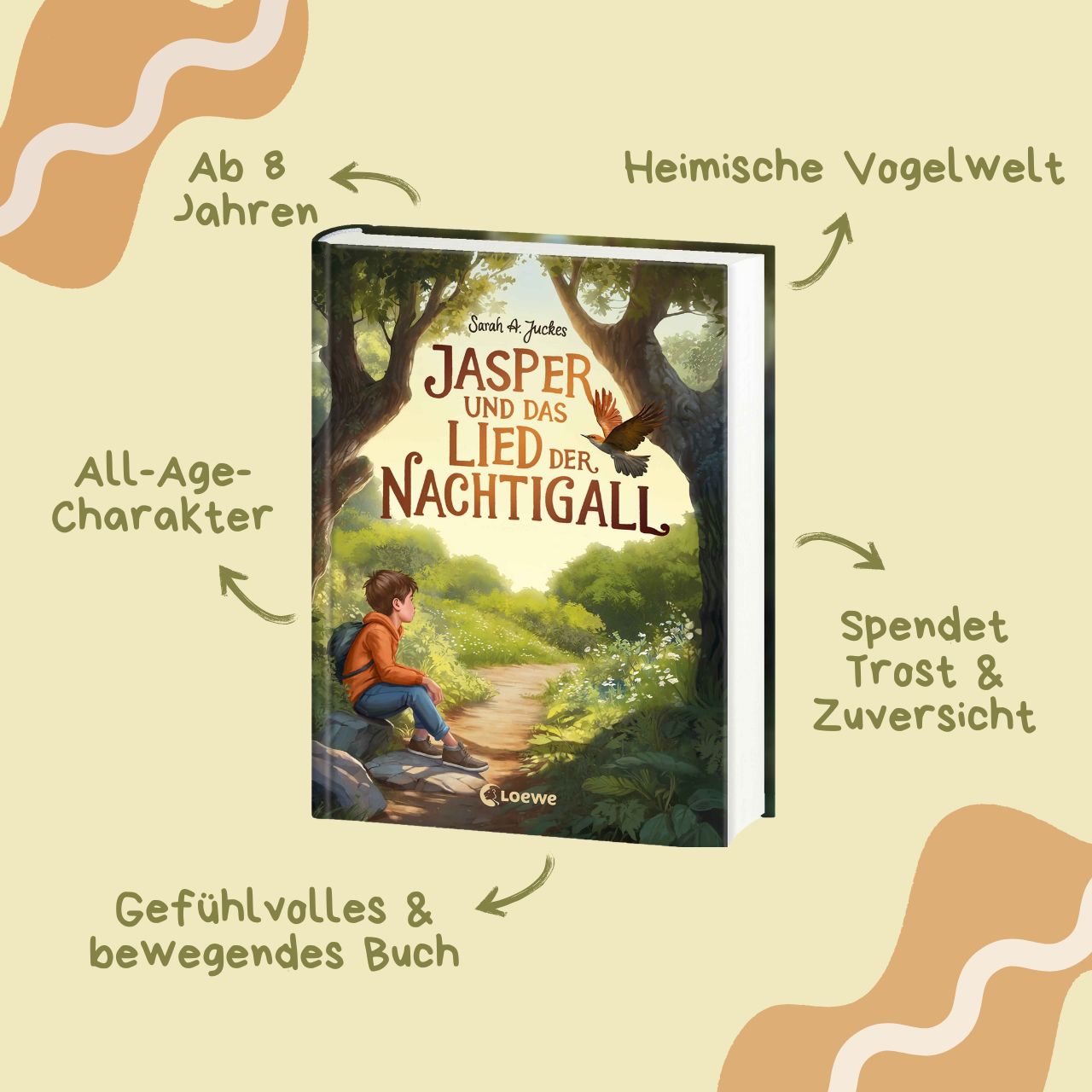  Jasper und das Lied der Nachtigall Weil geliebte Dinge nie ganz verloren gehen - Eine Sarah Ann Juckes 9783743215351 Loew...