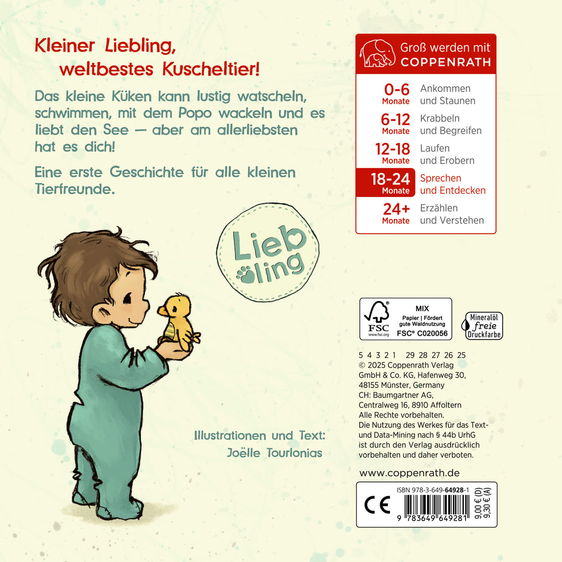 Kleines Küken, erzähl mir von dir Liebling Joëlle Tourlonias 9783649649281 Coppenrath Verlag GmbH & Co. KG (2)