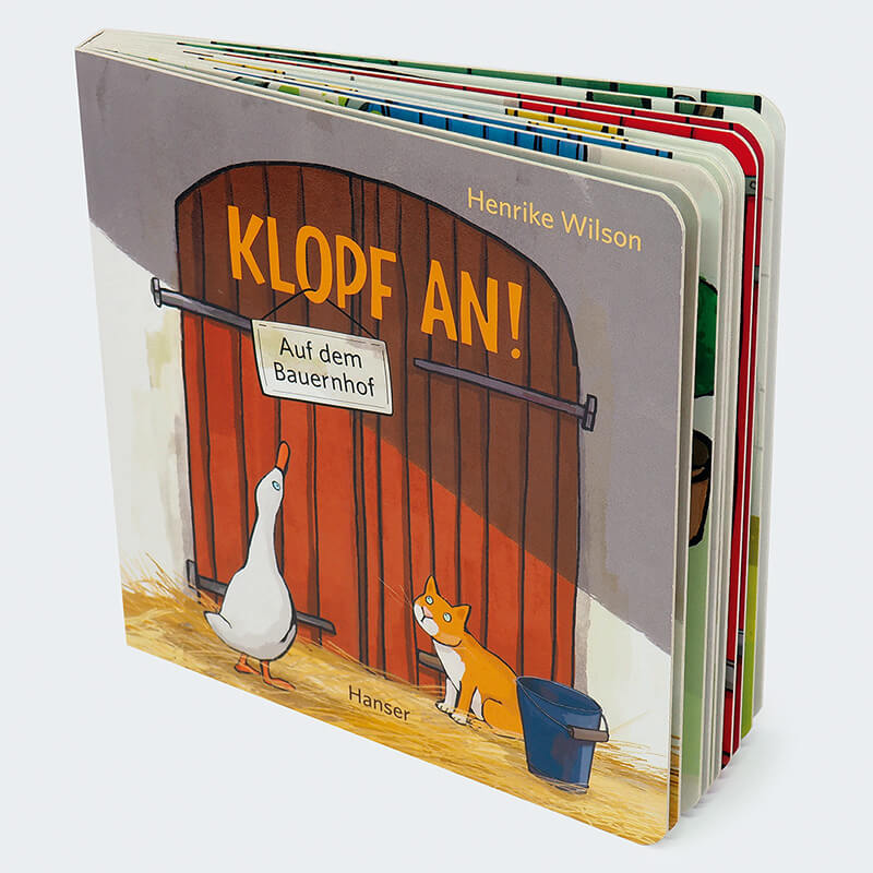  Klopf an! Auf dem Bauernhof Henrike Wilson 9783446281578 Carl Hanser Verlag GmbH &amp; Co. KG (2)