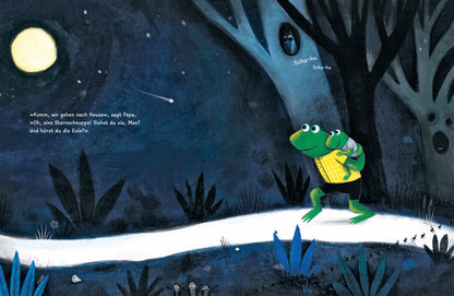  Komm mit, kleiner Frosch Liebevolles Bilderbuch zum Vorlesen für Kinder ab  Loes Riphagen 9783737374293 Fischer Sauerländ...