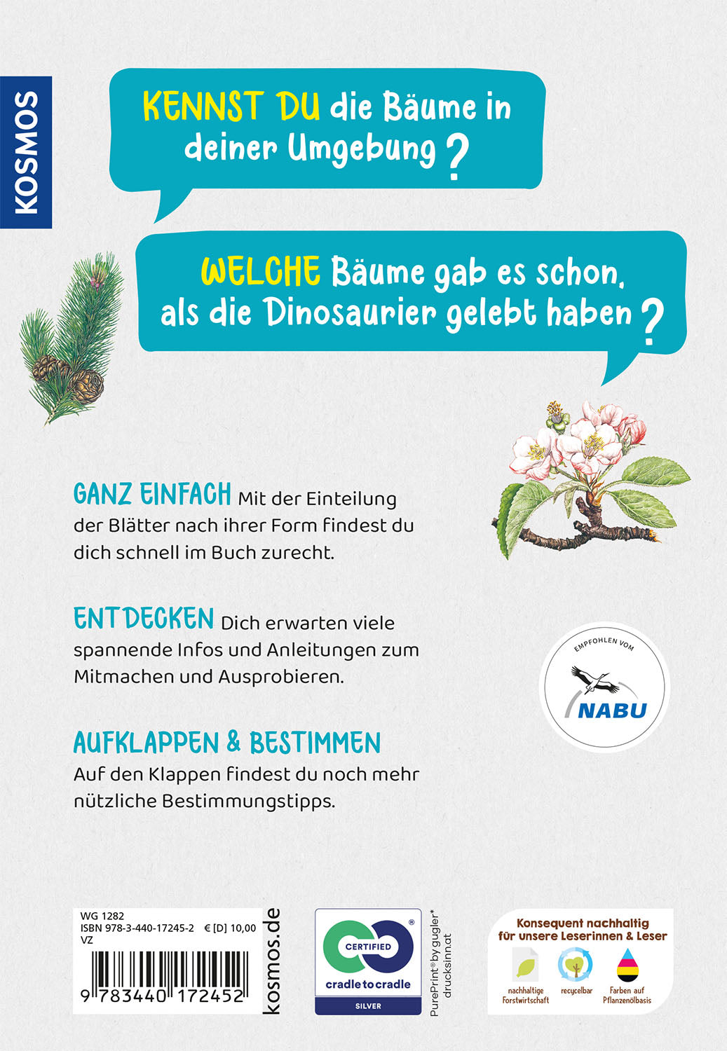 Kosmos 978-3-440-17245-2 Welcher Baum ist das? Kindernaturführer 85 heimische Bäume &amp; Sträucher (2)