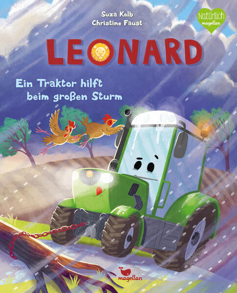  Leonard - Ein Traktor hilft beim großen Sturm Ein Bilderbuch für Kinder ab 3 Jahren über Fahrzeu Suza Kolb 9783734821004 (1)
