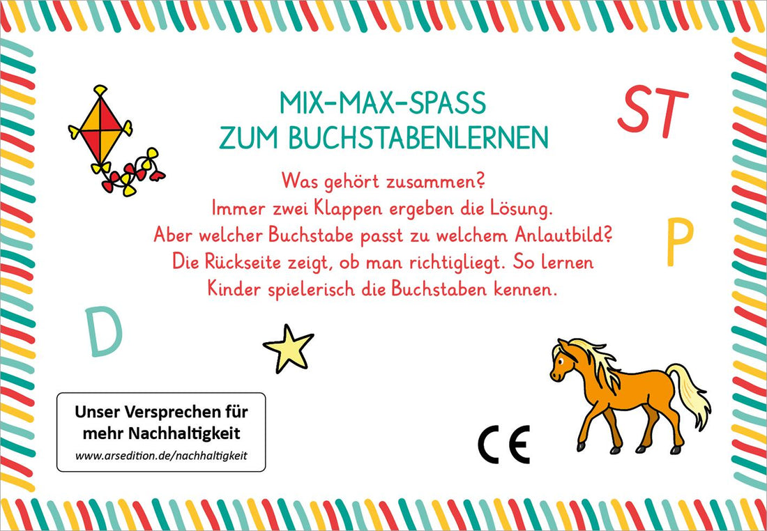 Lernraupe – Mix-Max Erste Buchstaben Spielend lernen 9783845861715 ArsEdition GmbH (2)