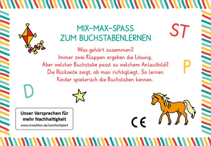  Lernraupe – Mix-Max Erste Buchstaben Spielend lernen 9783845861715 ArsEdition GmbH (2)