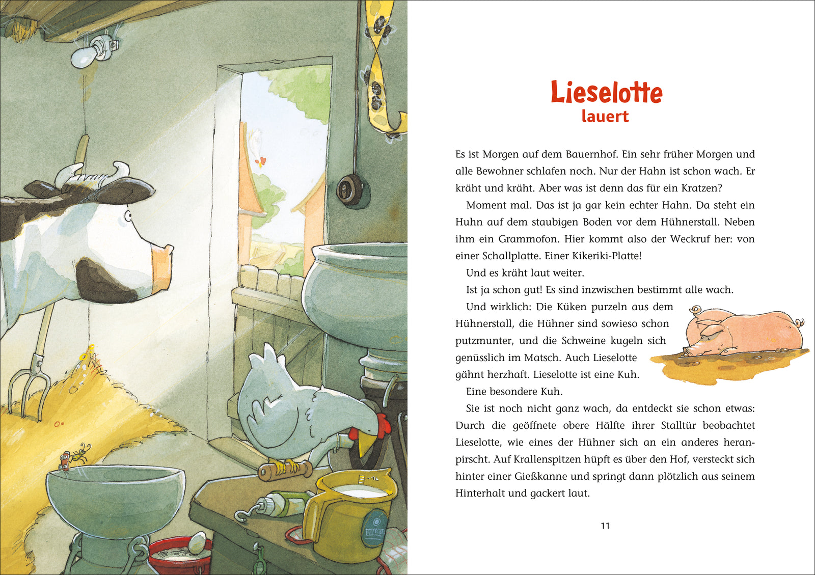  Lieselotte - Ein Bauernhof voller Abenteuer Wimmliges Bilderbuch zum Vorlesen von Kuh Lieselot Fee Krämer 978-3-7373-7431...