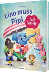  Lino muss Pipi (ganz dringend!) Ein humorvolles Bilderbuch für Kinder ab 3 Jahren Pina Gertenbach 9783480239733 Thieneman...