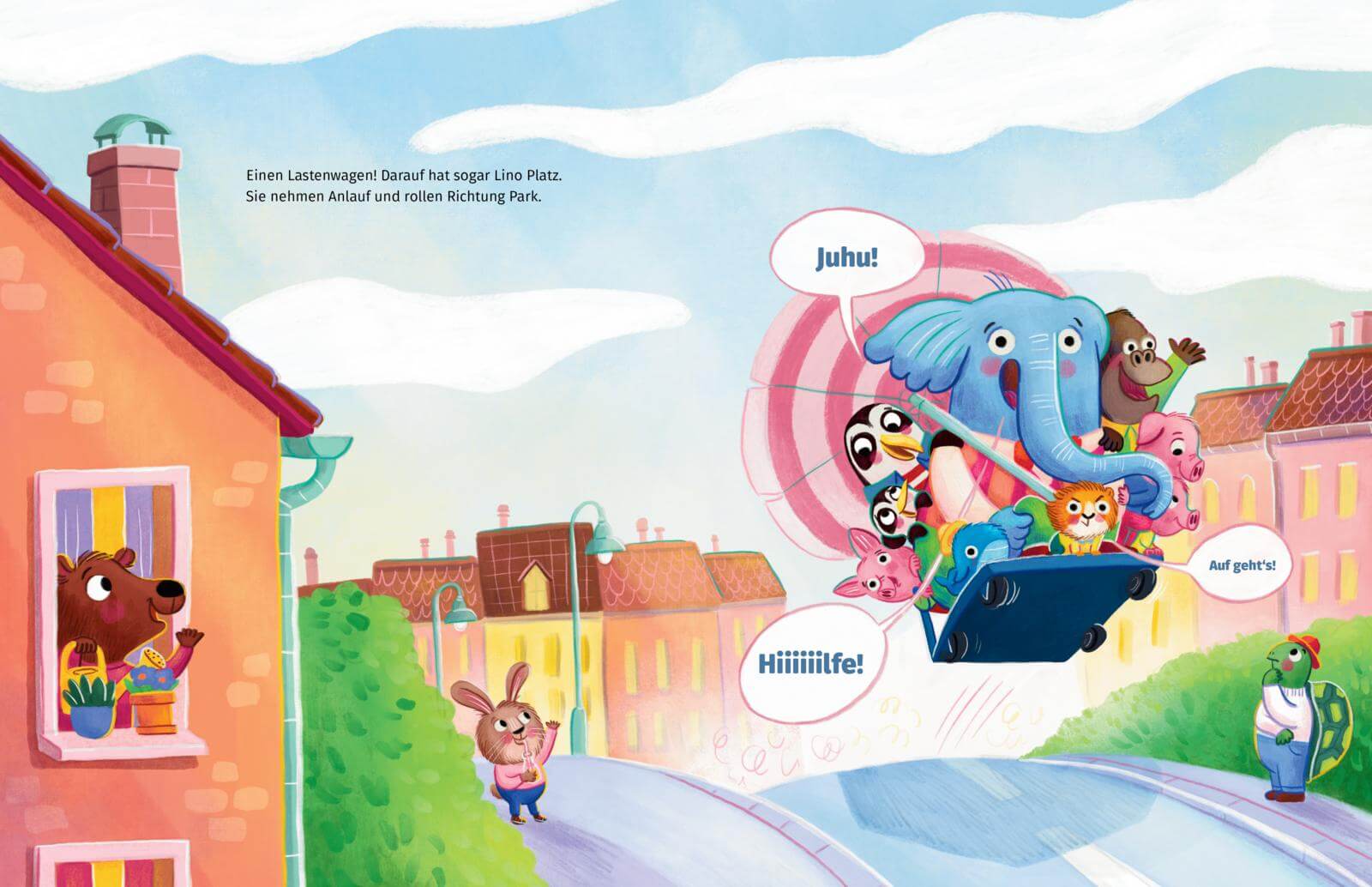  Lino muss Pipi (ganz dringend!) Ein humorvolles Bilderbuch für Kinder ab 3 Jahren Pina Gertenbach 9783480239733 Thieneman...