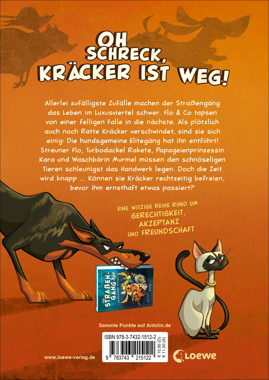 Loewe Verlag GmbH 978-3-7432-1512-2 Die Straßengäng (Band 2) - Gut getrickst ist halb gewonnen (2)