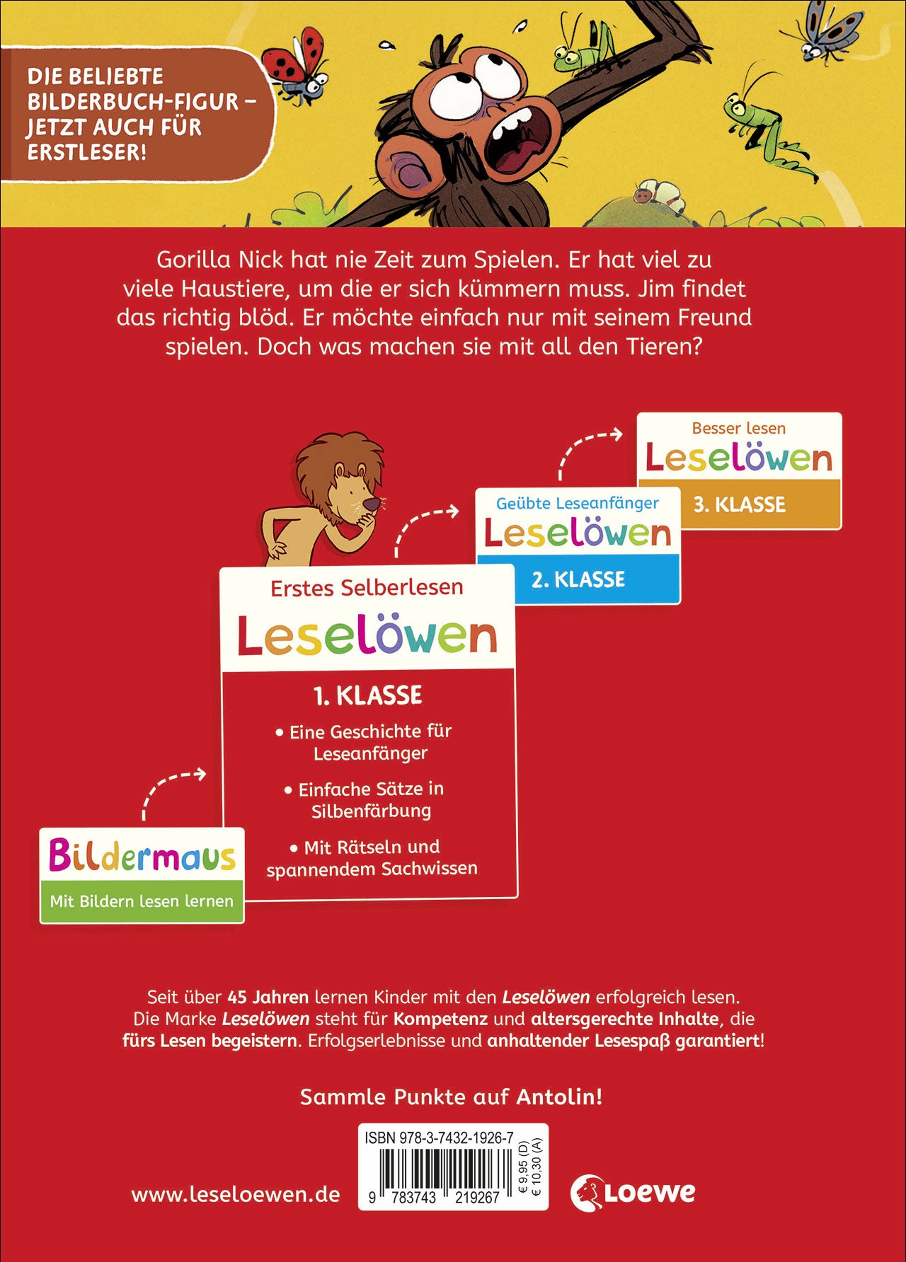 Loewe Verlag GmbH 9783743219267 Leselöwen 1. Klasse - Jim ist mies drauf - Haustier-Alarm! (2)