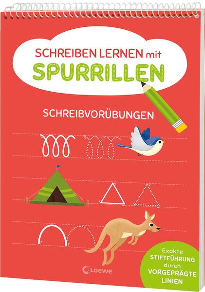 Loewe Verlag GmbH 9783743219748 Schreiben lernen mit Spurrillen - Schreibvorübungen (1)