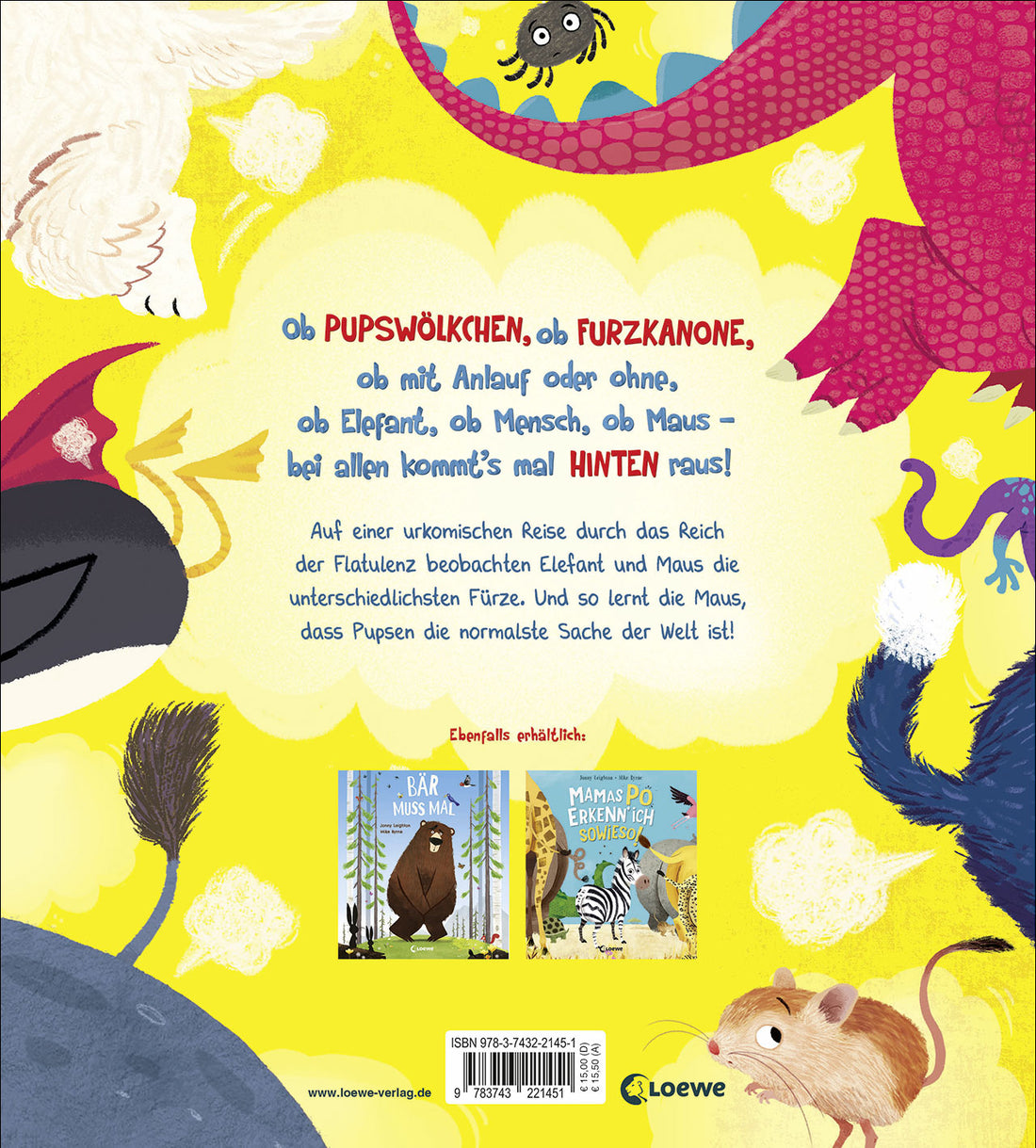 Loewe Verlag GmbH 9783743221451 Nur noch kurz ein kleiner Furz! Pups-genial gereimtes Bilderbuch ab 3 Jahren zum L (2)