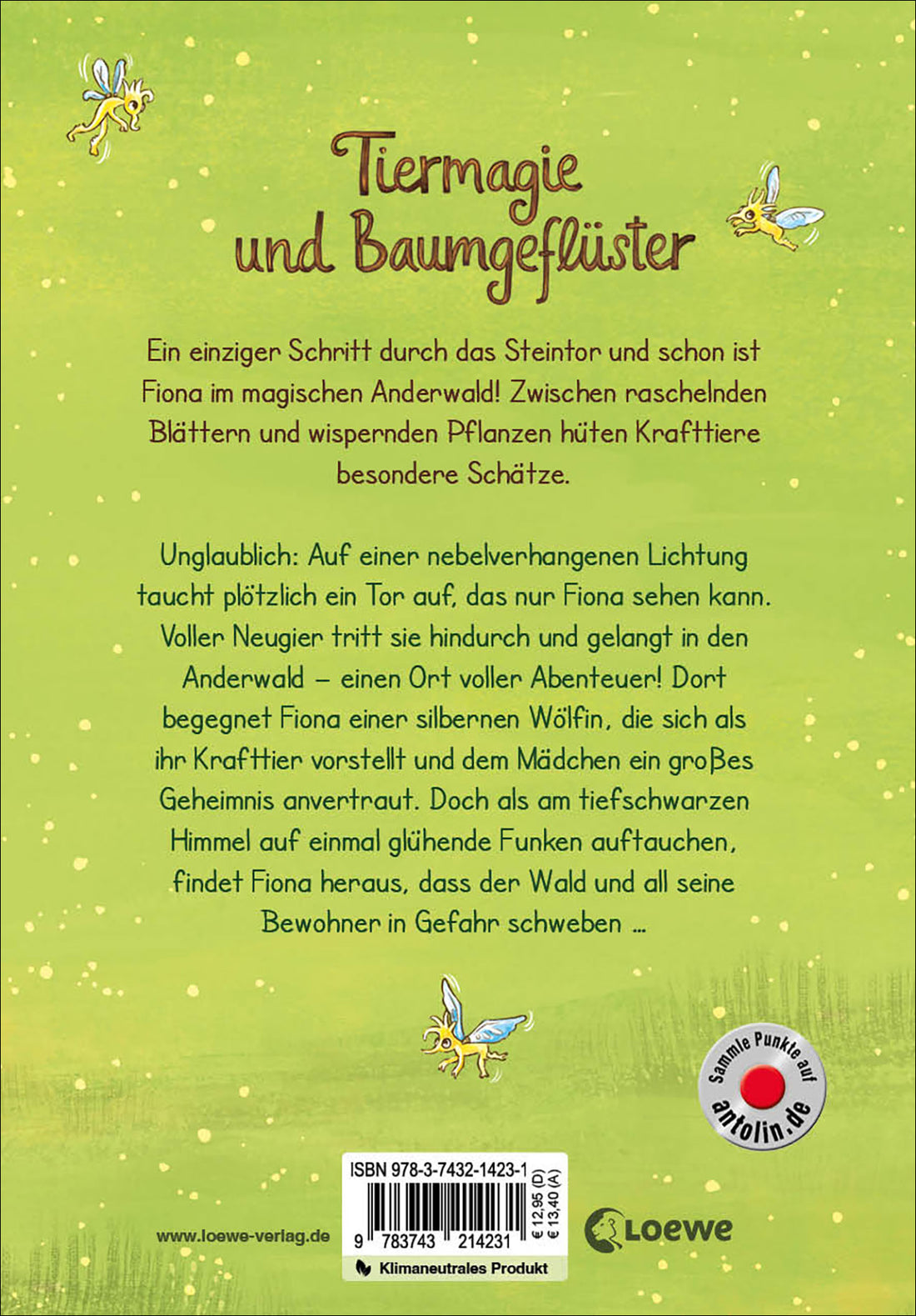 Loewe 9783743214231 Anderwald (Band 1) - Das Geheimnis der Silberwölfin Folge dem Ruf in den magischen Wald - Geheimnisvol...