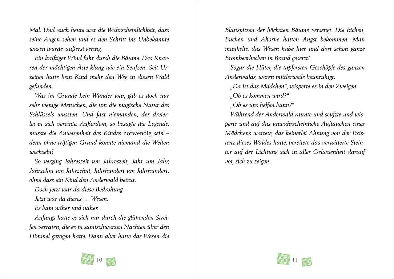 Loewe 9783743214231 Anderwald (Band 1) - Das Geheimnis der Silberwölfin Folge dem Ruf in den magischen Wald - Geheimnisvol...
