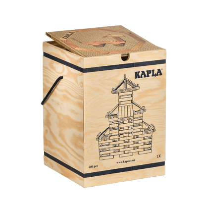 KAPLA® 280er KASTEN : 280 Plättchen + 1 Buch beige