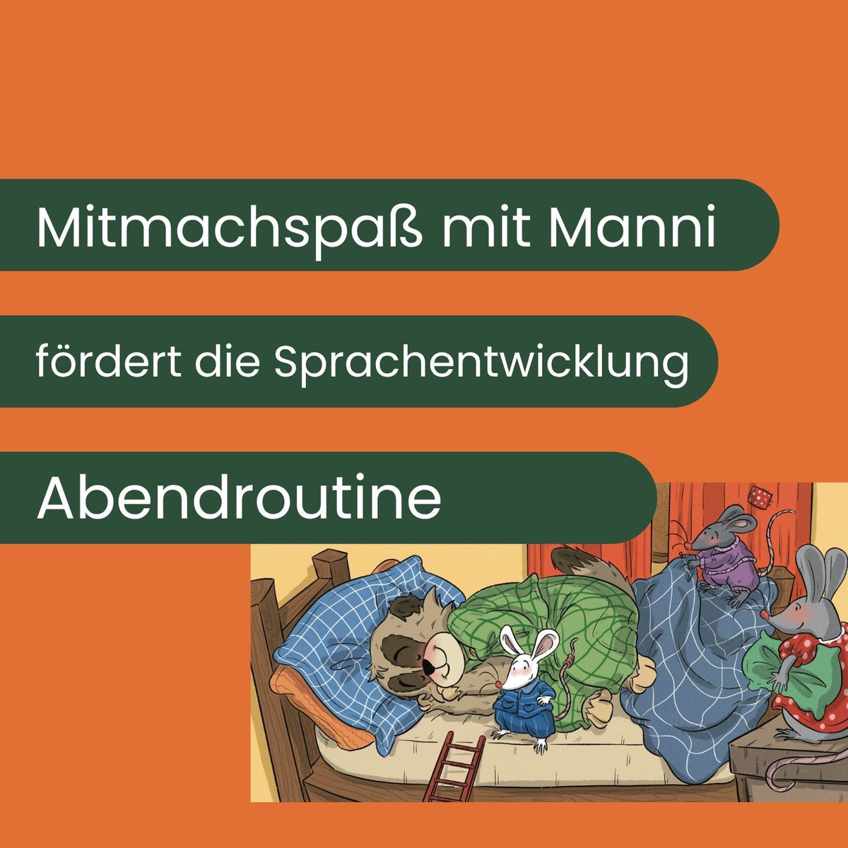 Mannis Mitmachbuch - Gute Nacht Manni! Innenseite