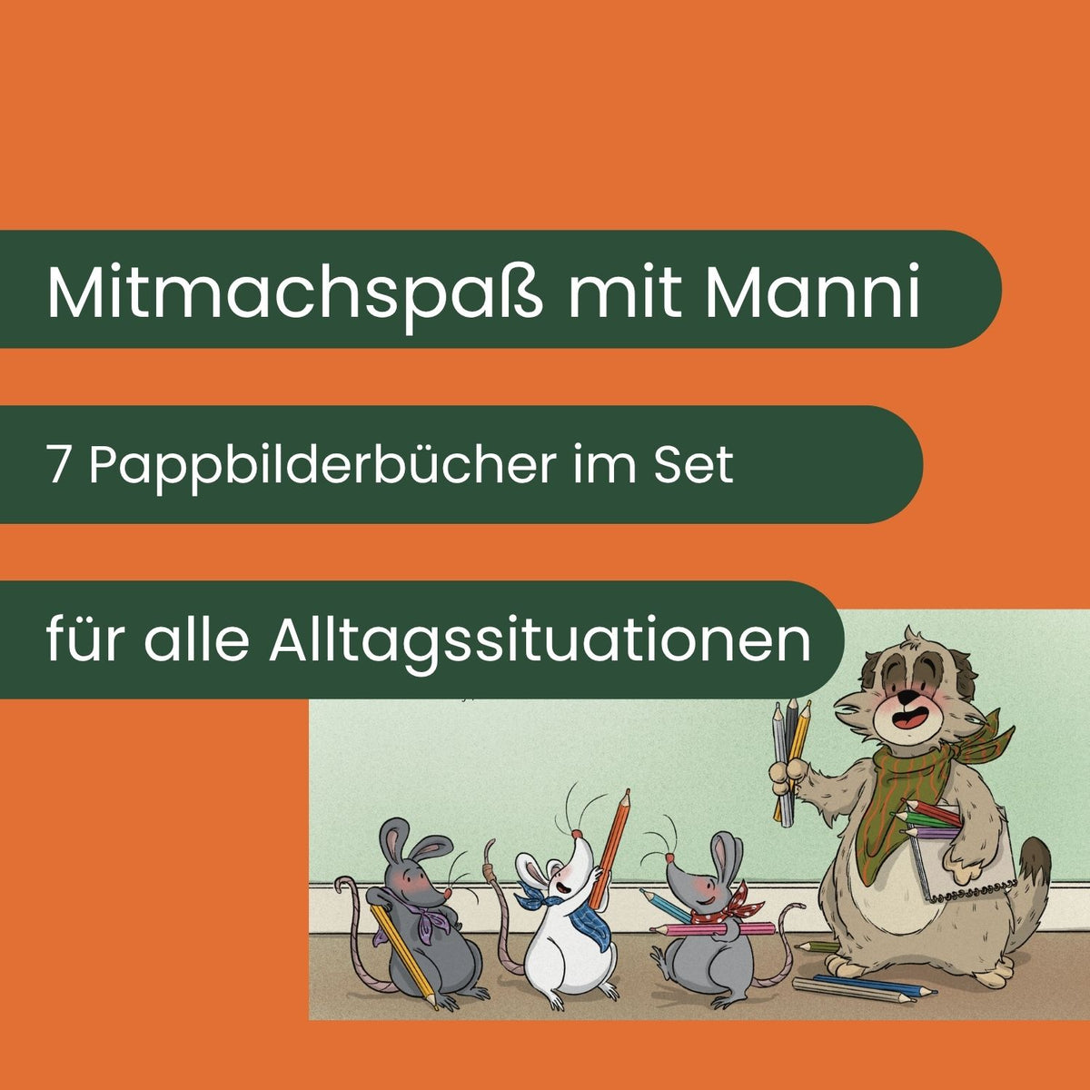 Felia Fuchs: Manni-Mitmachbücher: Alle sieben Bücher im Bundle!