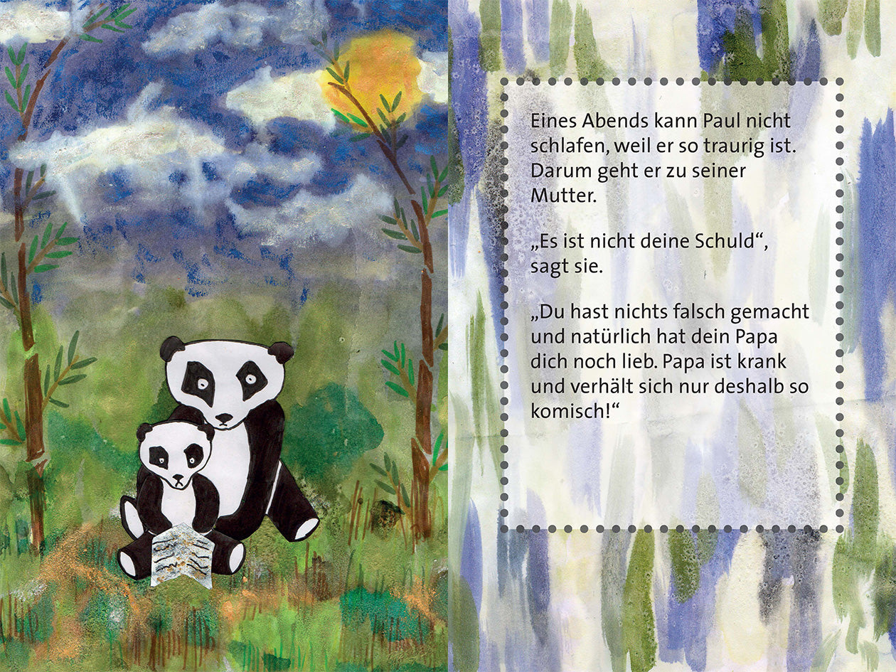 Mabuse Verlag 978-3-86321-529-3 Papa Panda ist krank Ein Kinderfachbuch für Kinder mit depressivem Elte (4)