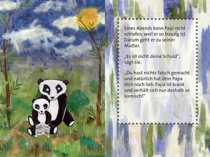 Mabuse Verlag 978-3-86321-529-3 Papa Panda ist krank Ein Kinderfachbuch für Kinder mit depressivem Elte (4)