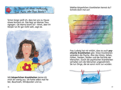 Mabuse Verlag 9783863215347 Sonnige Traurigtage Ein Kinderfachbuch für Kinder psychisch kranker El (4)