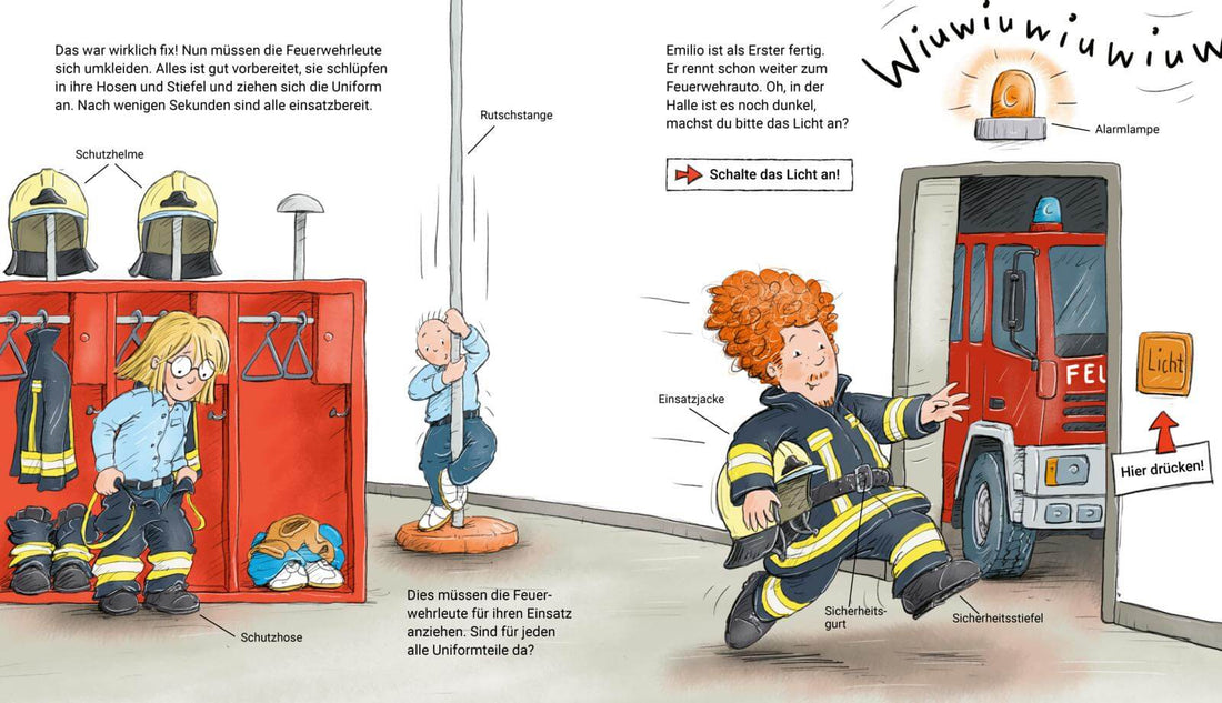  Mach mit - Bei der Feuerwehr Sandra Grimm 9783551254436 Carlsen Verlag GmbH (2)