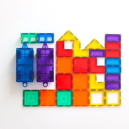 Magnetische Spielsteine – Erweiterungspaket Auto (28 Teile)