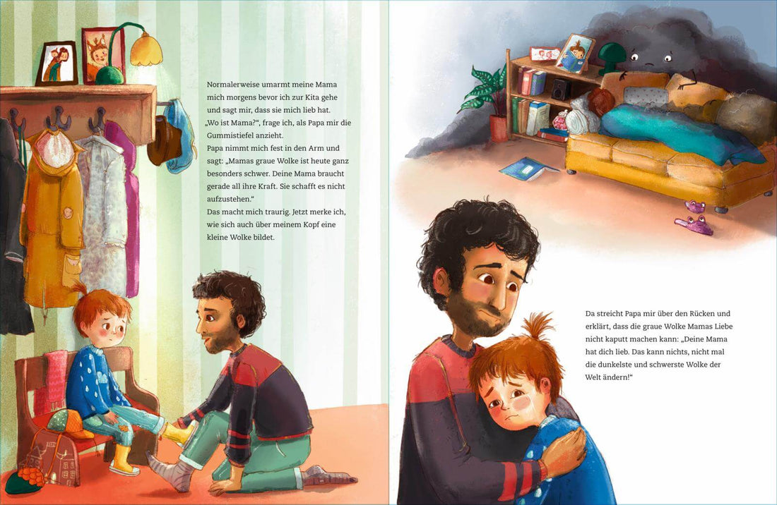  Mamas graue Wolke Mit Kindern über Depression sprechen Lisa Wonka de Salazar 9783551522733 Carlsen Verlag GmbH (2)