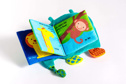  Mein Kuschel-Knisterbuch – Der Elefant und seine Freunde - Interaktives Stoffbuch ab 6 Monaten Francesca Ferri 9783328304...