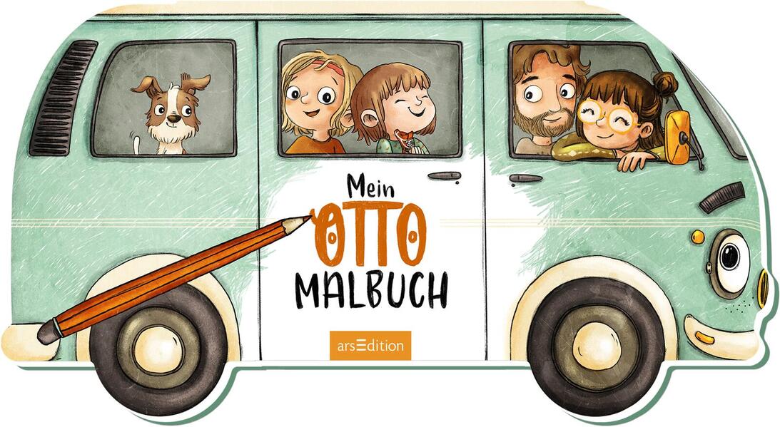  Mein OTTO-Malbuch 20 Malvorlagen für unterwegs Madlen Ottenschläger 9783845865553 ArsEdition GmbH (1)
