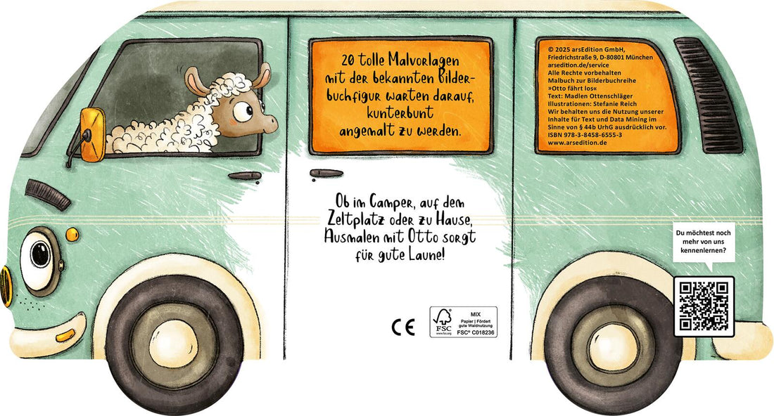  Mein OTTO-Malbuch 20 Malvorlagen für unterwegs Madlen Ottenschläger 9783845865553 ArsEdition GmbH (2)