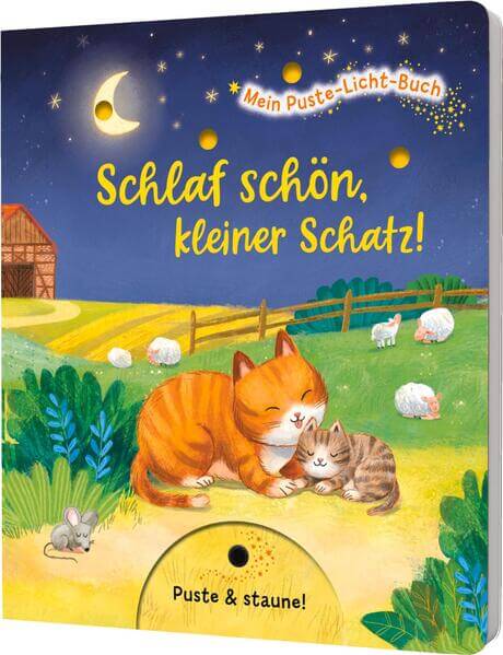  Mein Puste-Licht-Buch: Schlaf schön, kleiner Schatz! Mit Puste-Licht und LED-Lämpchen Madlen Ottenschläger 9783480240944 ...