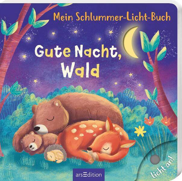  Mein Schlummer-Licht-Buch: Gute Nacht, Wald mit LED-Lichtern Maria Höck 9783845859637 ArsEdition GmbH (1)