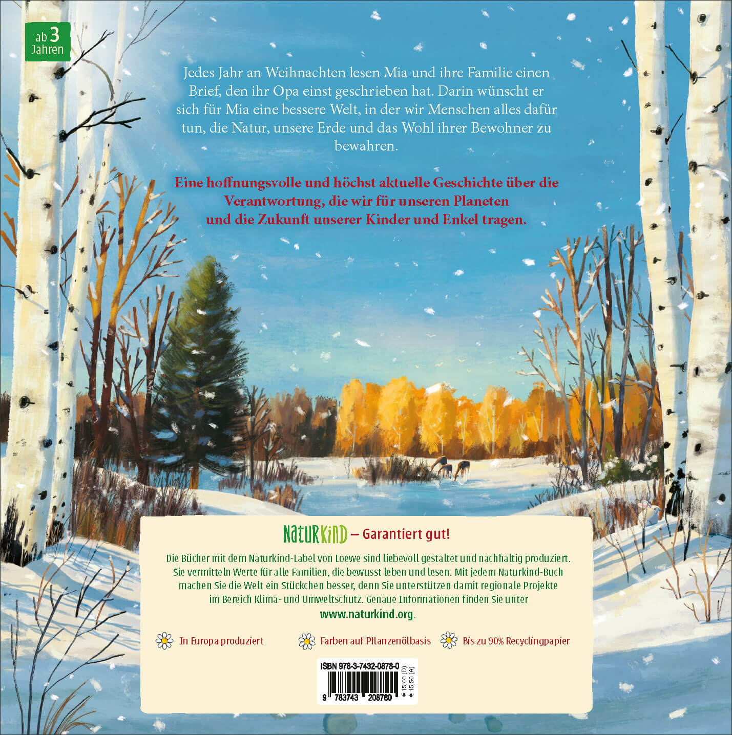  Mein Weihnachtswunsch für dich Ein bewegendes Bilderbuch über Achtsamkeit, Zusamm Michael Morpurgo 9783743208780 Loewe Ve...