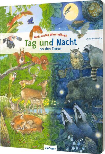Mein erstes Wimmelbuch: Tag und Nacht bei den Tieren Im Wald & auf der Wiese 9783480240807 Thienemann - Esslinger Verlag ...