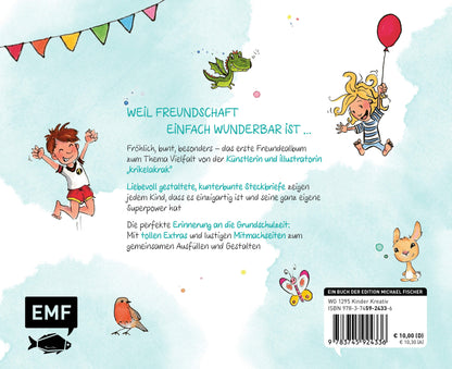  Meine Freunde: Mutig, stark &amp; wunderbar – Ein Eintragalbum für ALLE zum Thema Vielfalt Nicki Pollmeier 9783745924336 (2)