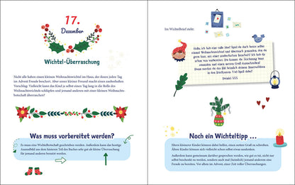  Mit unserem Wichtel durch die Weihnachtszeit 24 Ideen für die Wichteltür - Das Rundum-Sorglos-P Annette Moser 97837432213...