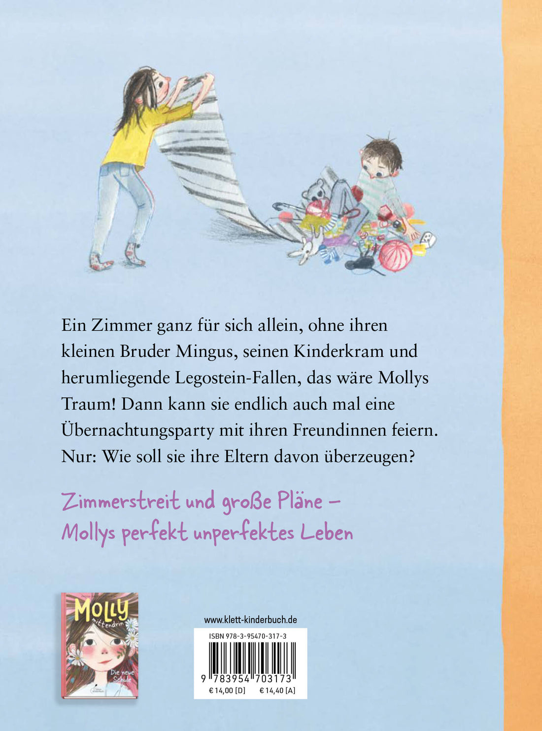  Molly mittendrin - Ein eigenes Zimmer Molly mittendrin, Band 2 | Ein warmherziges Kinder Lemire Sabine 9783954703173 Klet...