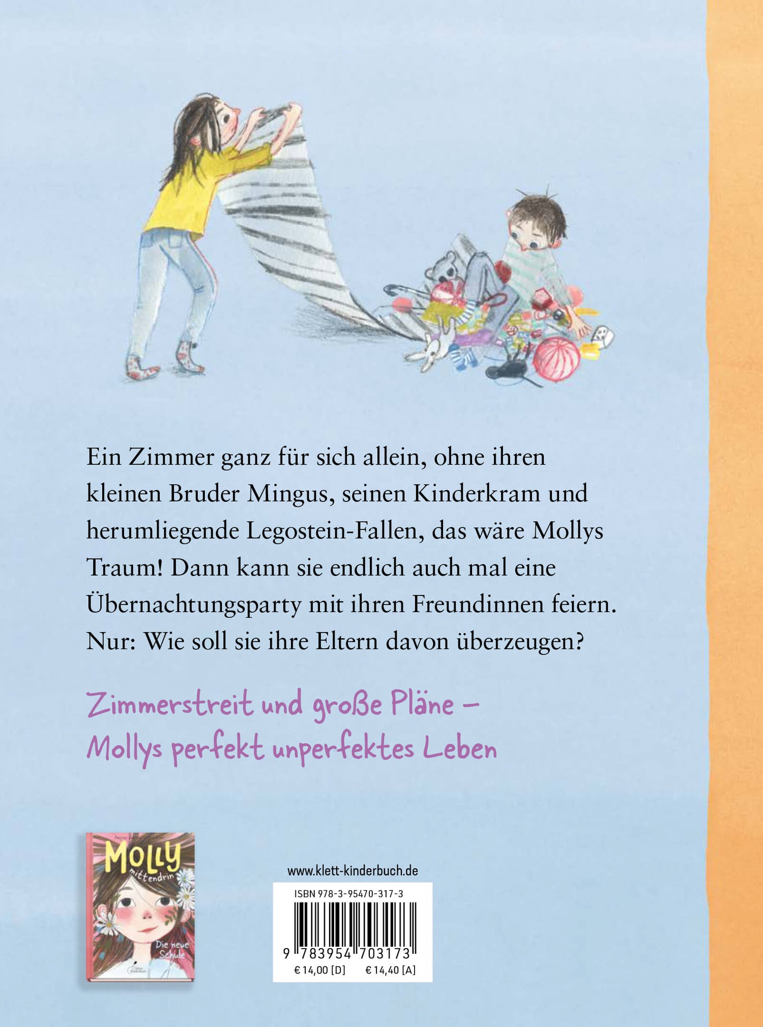  Molly mittendrin - Ein eigenes Zimmer Molly mittendrin, Band 2 | Ein warmherziges Kinder Lemire Sabine 9783954703173 Klet...