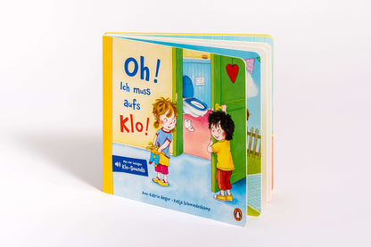  Oh! Ich muss aufs Klo! Pappbilderbuch mit vier lustigen Klo-Sounds ab 2 J Ann-Katrin Heger 9783328304227 Penguin Junior (4)