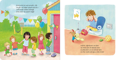  Oh! Ich muss aufs Klo! Pappbilderbuch mit vier lustigen Klo-Sounds ab 2 J Ann-Katrin Heger 9783328304227 Penguin Junior (8)