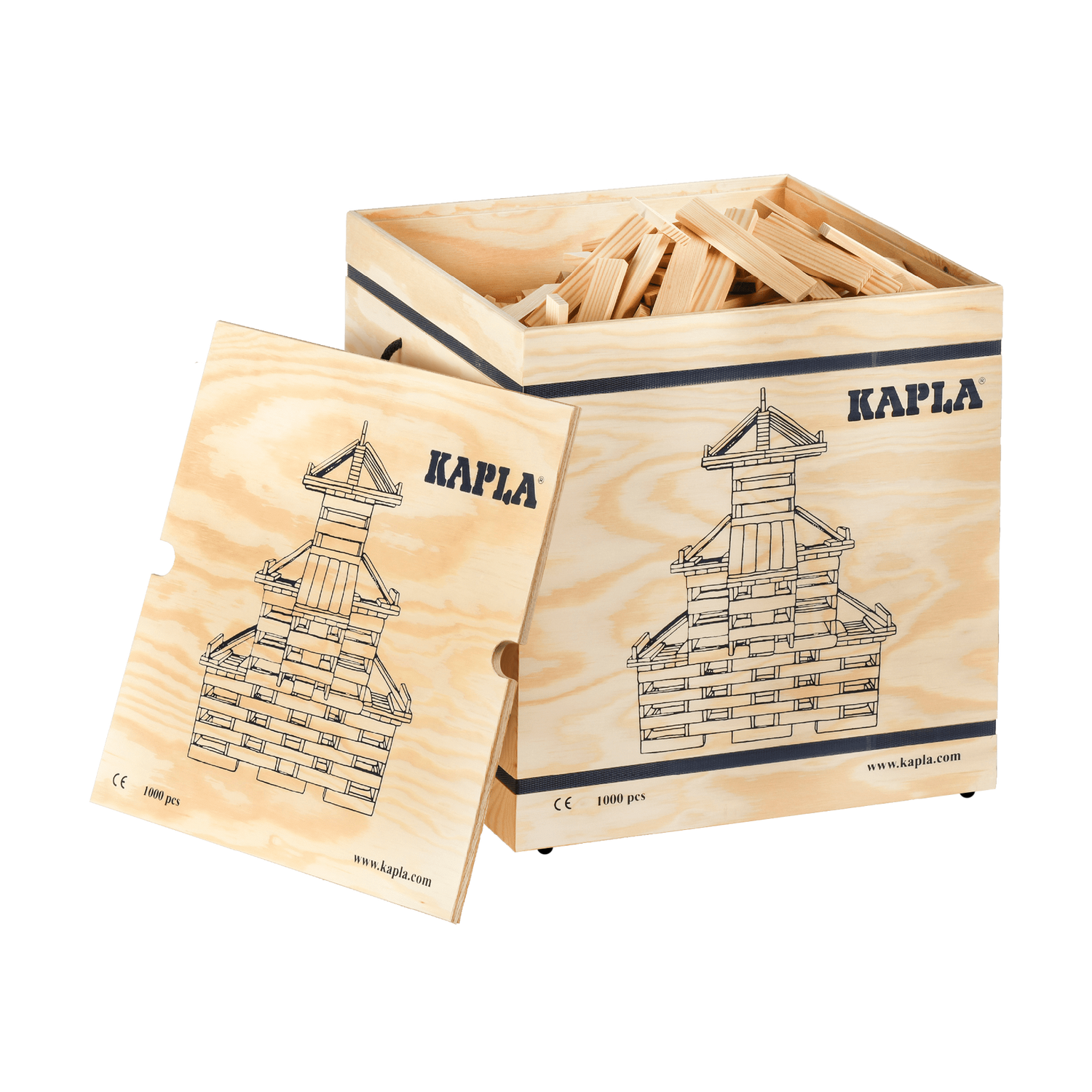 KAPLA® 1000er KASTEN : 1000 Plättchen