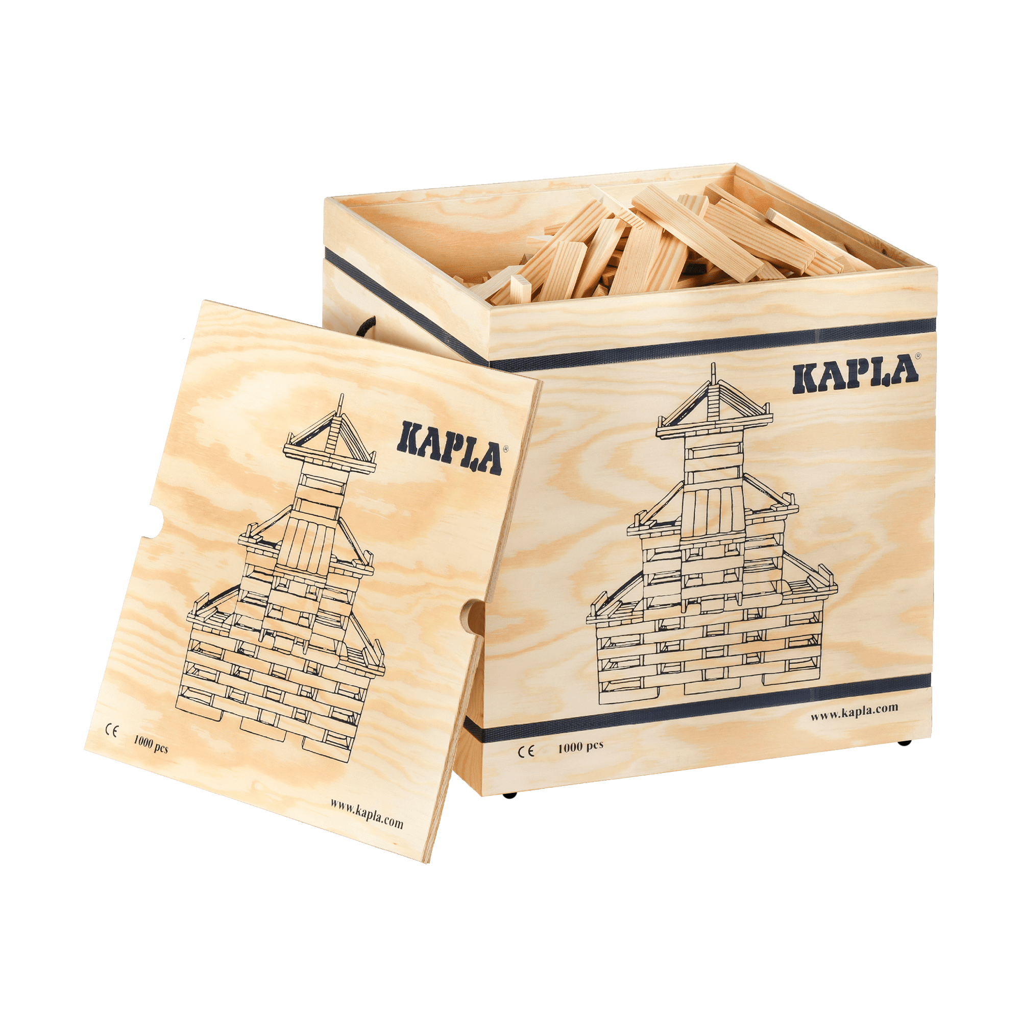 KAPLA® 1000er KASTEN : 1000 Plättchen