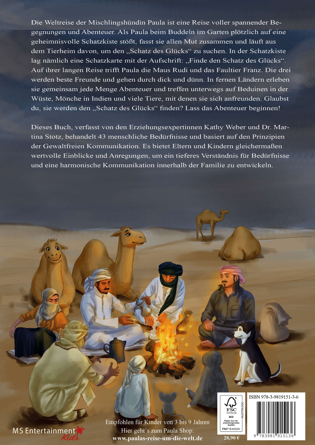 Paulas Reise um die Welt Auf der Suche nach dem Schatz des Glücks Dr. Martina Stotz 9783981915136 MS Entertainment UG (2)