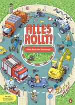 Penguin Junior 978-3-328-30295-7 Alles rollt! – Mein Buch der Fahrzeuge Pappbilderbuch ab 2 Jahren in extragroßem Format (1)