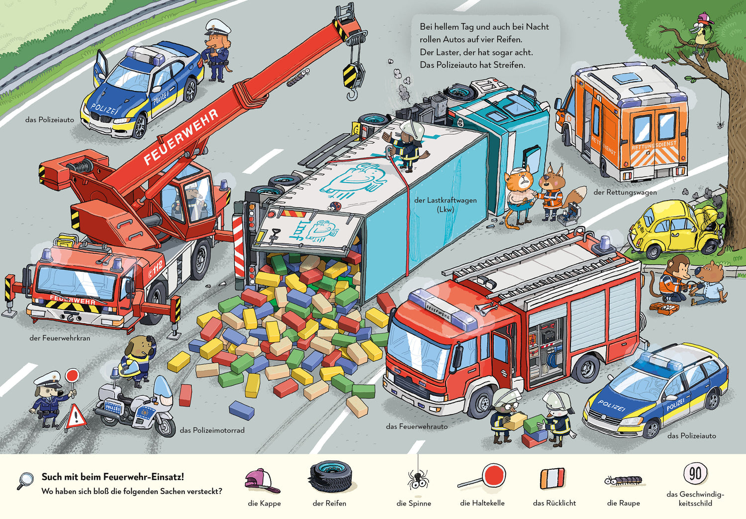 Penguin Junior 978-3-328-30295-7 Alles rollt! – Mein Buch der Fahrzeuge Pappbilderbuch ab 2 Jahren in extragroßem Format (2)
