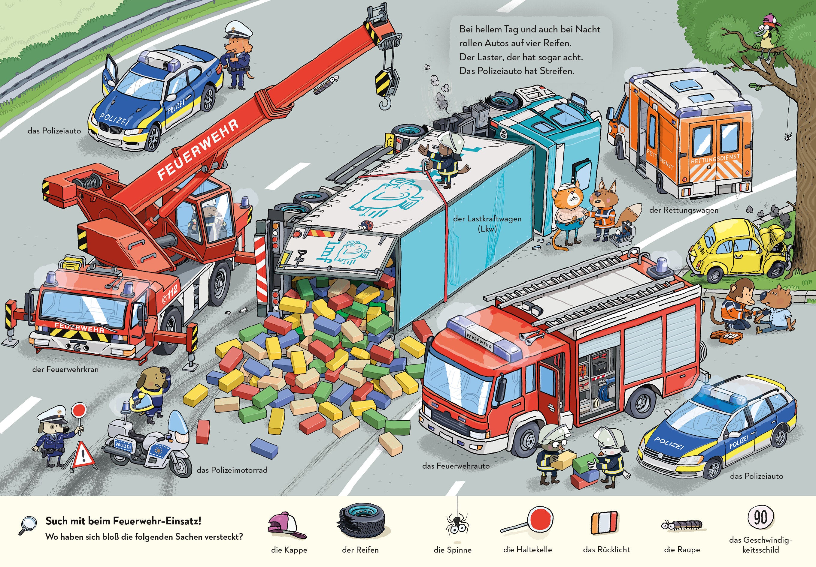 Penguin Junior 978-3-328-30295-7 Alles rollt! – Mein Buch der Fahrzeuge Pappbilderbuch ab 2 Jahren in extragroßem Format (2)
