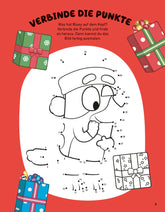 Penguin Junior 978-3-570-18198-0 BLUEY – Hurra, es ist Weihnachten! - Rätsel- und Stickerbuch Mit über 100 Stickern (3)