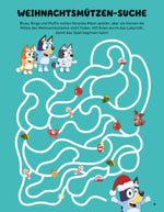 Penguin Junior 978-3-570-18198-0 BLUEY – Hurra, es ist Weihnachten! - Rätsel- und Stickerbuch Mit über 100 Stickern (4)