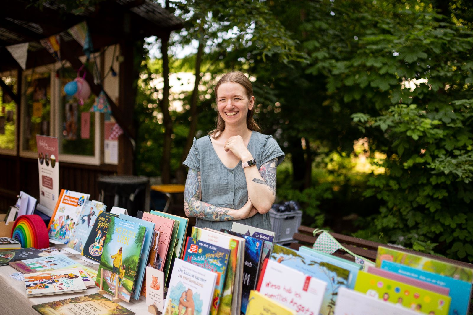 Annika vom Räuberfuchs auf einem Eltern-Kind-Basar in Braunschweig